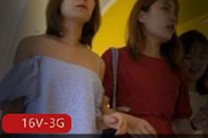 最新旗袍美女刚约会完，无内逛街近距离观看小嘴的变化