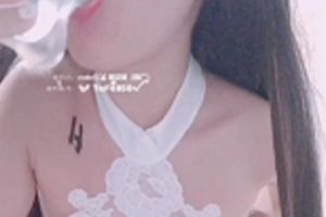 最新cuteli-白色旗袍高跟